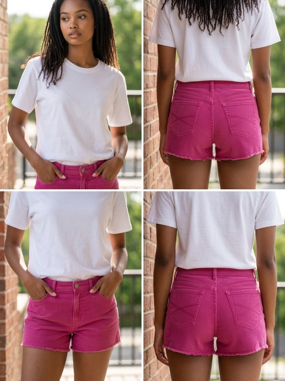 ✨ Aéropostale Hot Pink Denim Shorts | Size 9/10 | Like New Summer Fit ✨